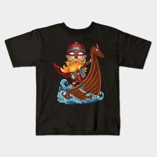 Viking Voyager - On the Seas of Adventure Kids T-Shirt